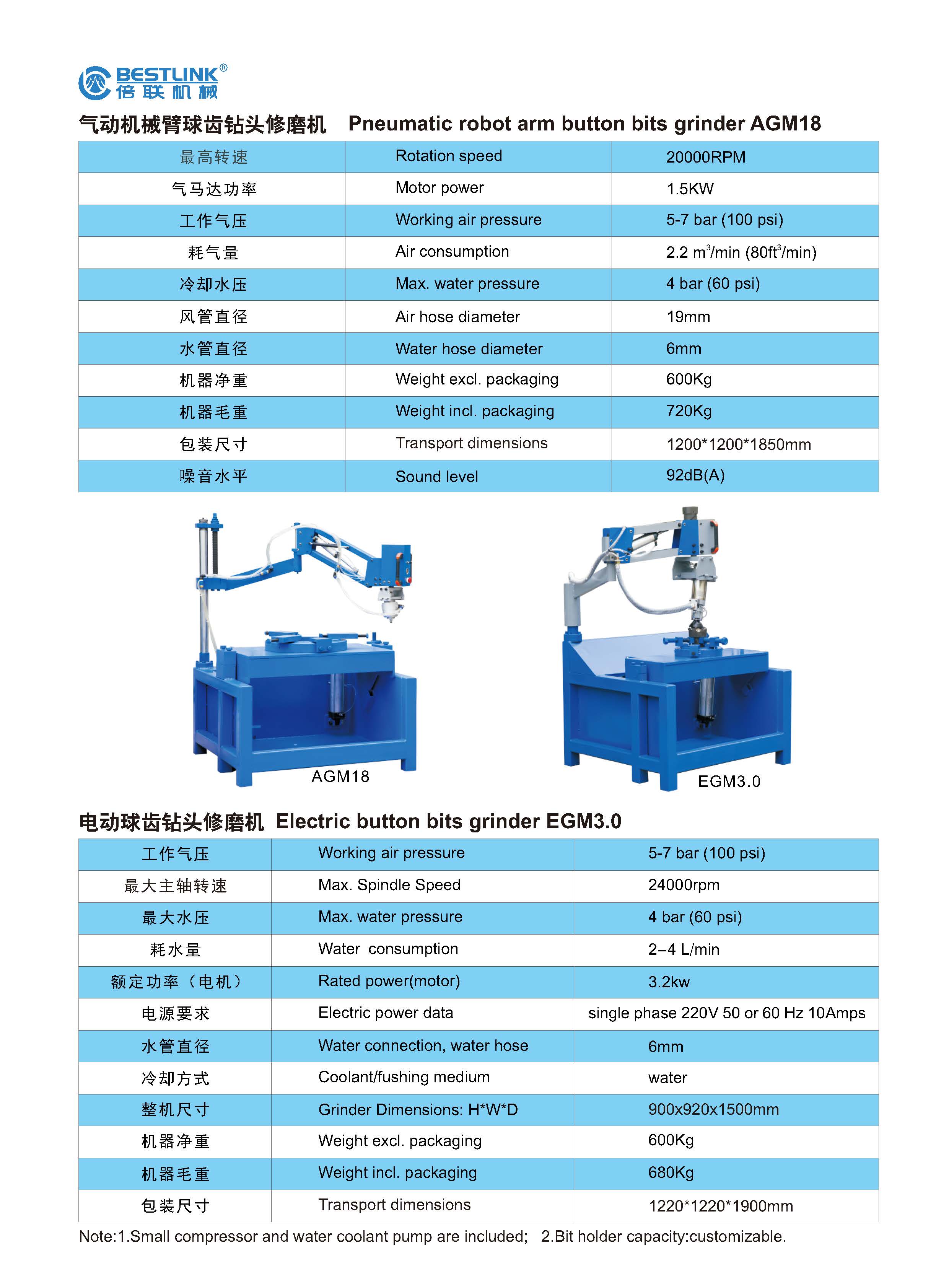 气动球齿修磨机