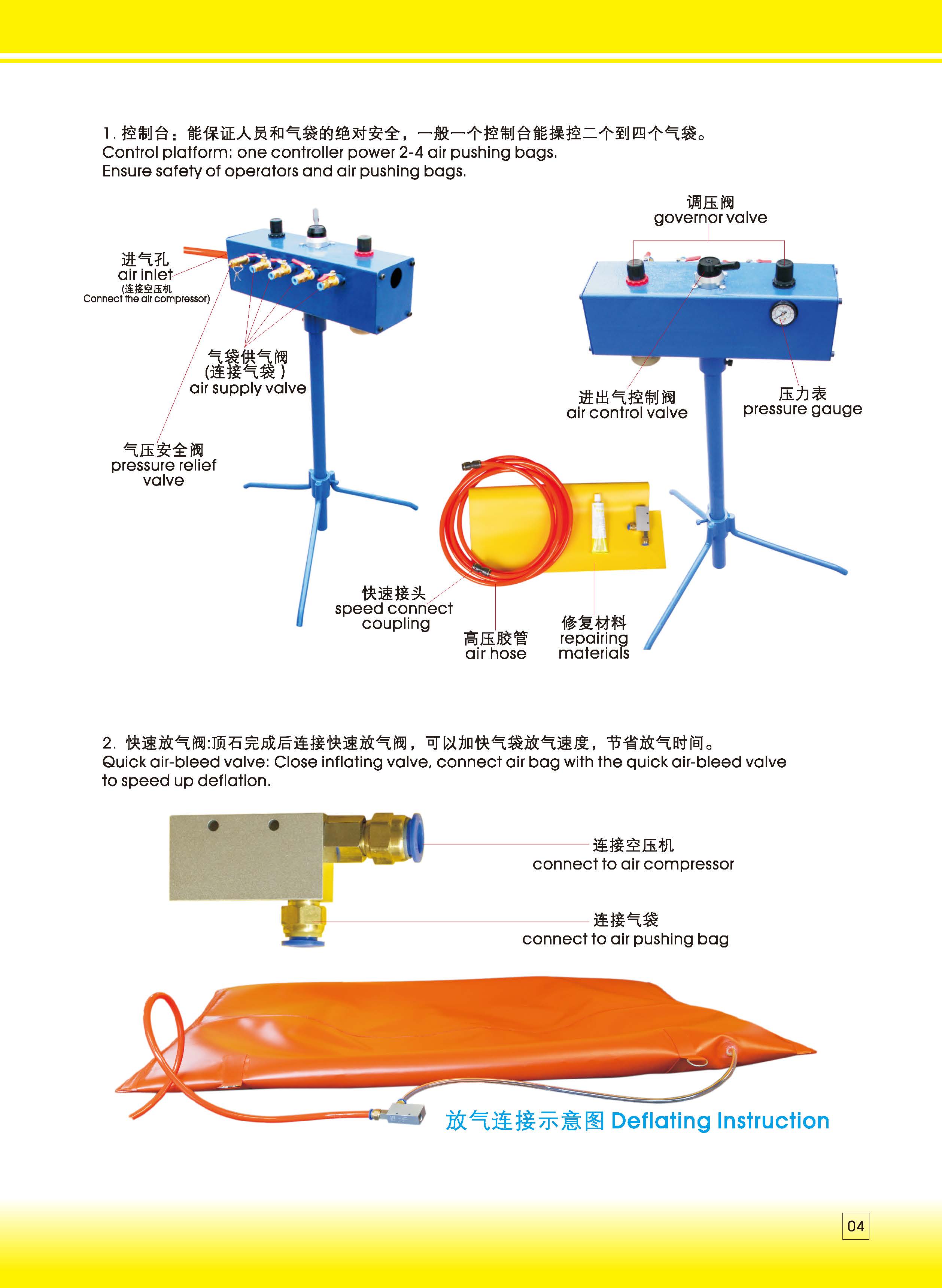 倍联牌顶石气袋